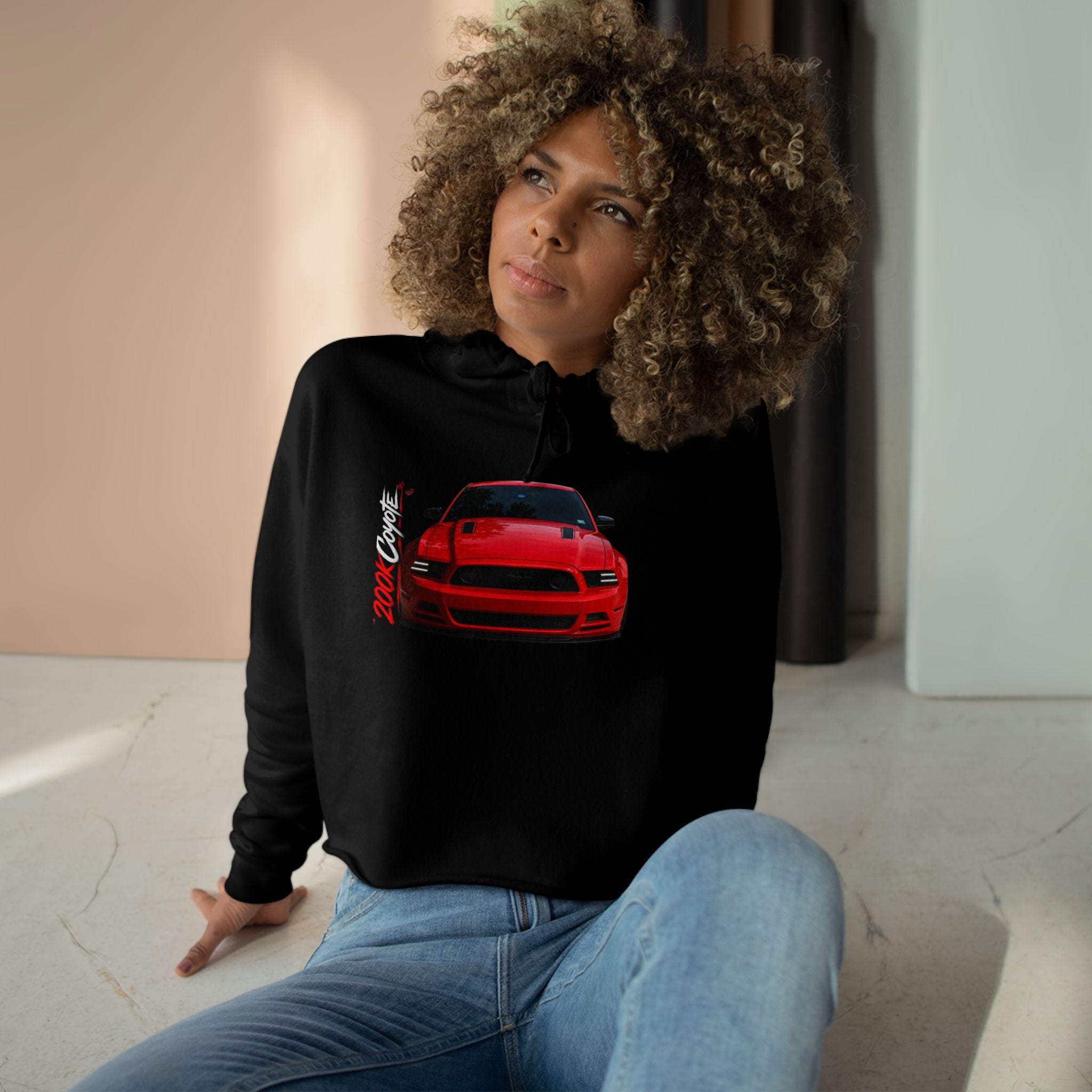 Women's Crop Hoodie